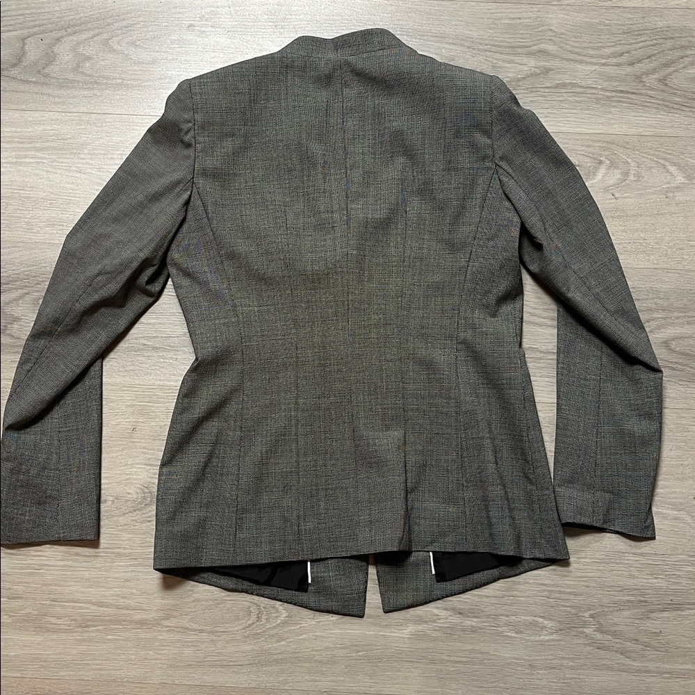 💎 Lafayette 148 Charcoal Women's Blazer size 6. - Picture 4 of 7